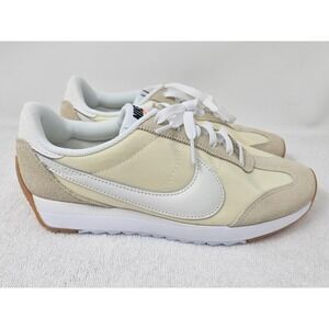 Nike Pacific Sneakers, Muslin White/Safety Orange/Sail Women's 8M, HM4771, NEW